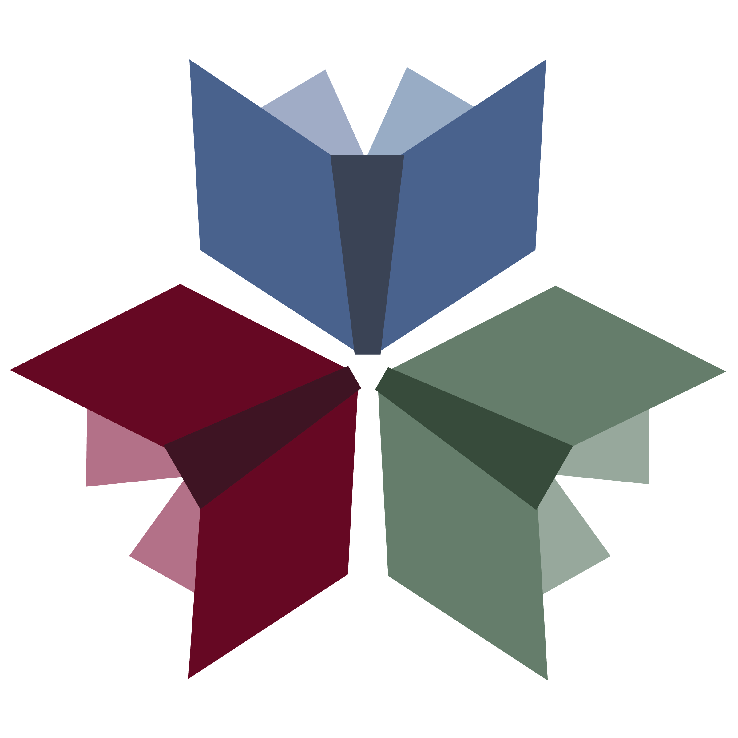 LPCPL Book Flower Logo